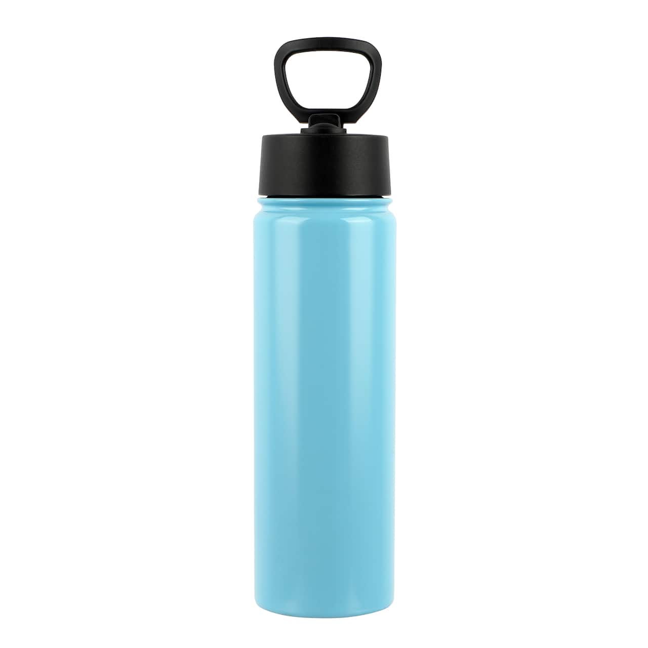 12 Pack: 22oz. Stainless Steel Sublimation Water Bottle with Travel Lid by Make Market®